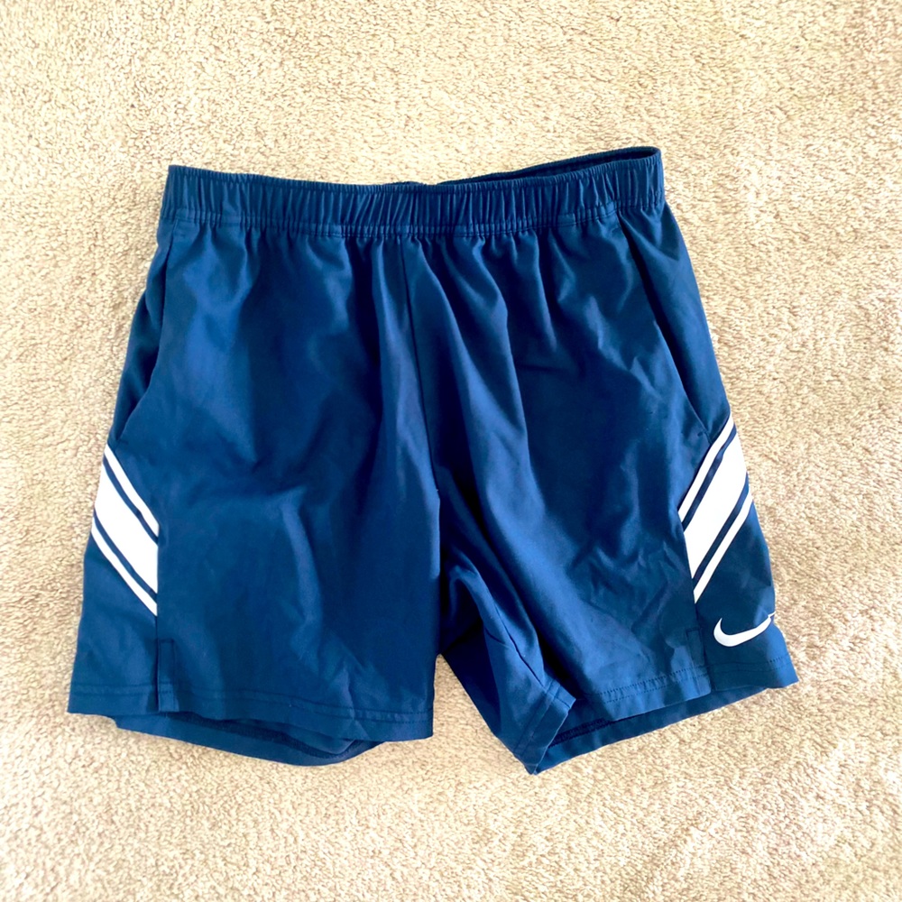 Nike, medium, blue shorts!